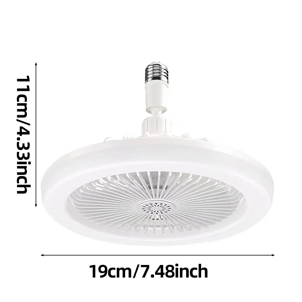 Ceiling Fan Light | E27 Base & Remote Control | Bedrooms & Living Rooms