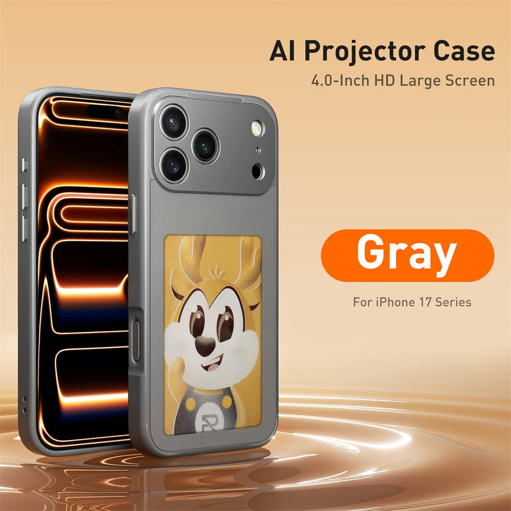 NFC Function AI Phone Cases For iPhone 17 Pro Max ink Screen DIY Luxury E ink Screen Display Customized Phone Case