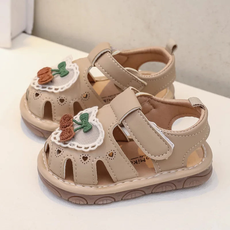 Squeaky Baby Shoes Summer Kids Shoes Baby Boy Shoes Squeakers Anti Slip 0-2 Years Squeaky Sneakers Girl Sandals Toddler Shoes