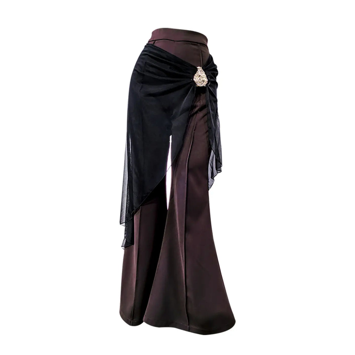 Customized Slim-Fit Latin Modern Dance Pants for Women Fashionable Premium Ballroom Dance Trousers Group Stage Bottom Wear