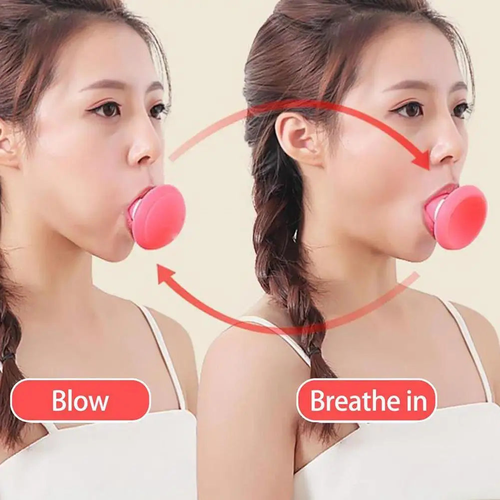 Facial Massager Face Masseter Trainer Silicone Face Lifting Tightening Nasolabial Folds Removal Shaping Slimming Tool