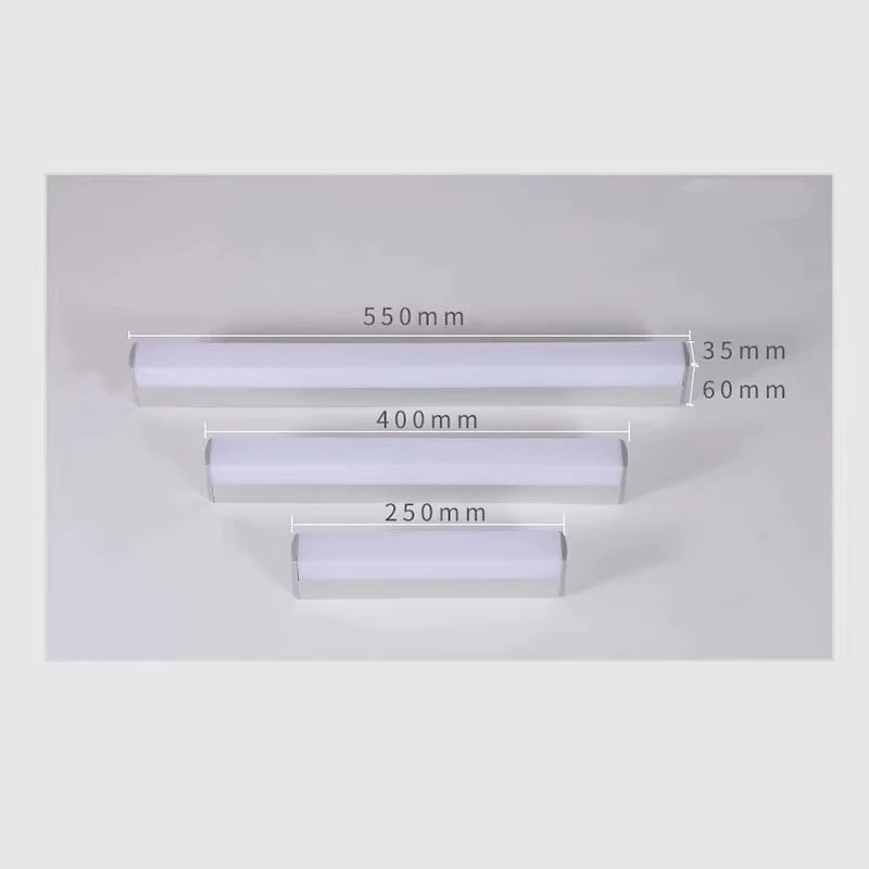 LED Wall Lights Nordic 12W/16W/22W Mirror Light Simple Bathroom Decor Lamps AC85-265V Aluminum Home Decors Interior Wall Lamp