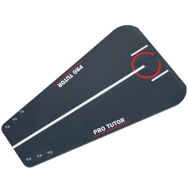 Golf Putting Tutor Trainer Golf Putting Training Aids Portable Multifunctional Indoor Practice Putter Guided Exercise Board
