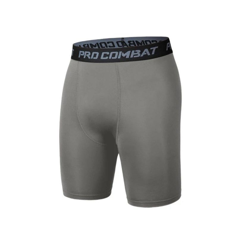 Quick Dry Breathable Compression Long Boxer Briefs for Men Moisture Wicking Tight Base Layer Underpants Workout Jogging Outdoor