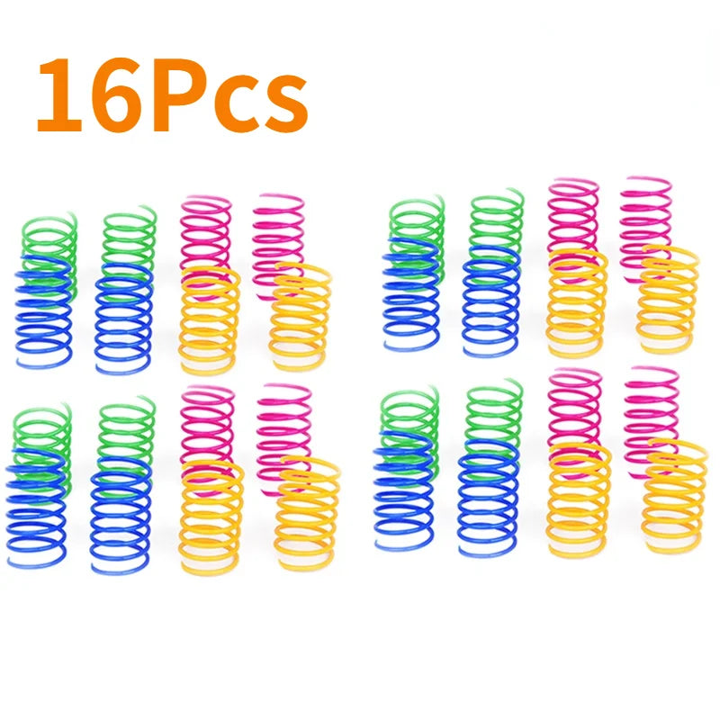 Kitten Coil Spiral Springs Cat Toys Interactive Gauge Cat Spring Toy Colorful Springs Cat Pet Toy Pet Products