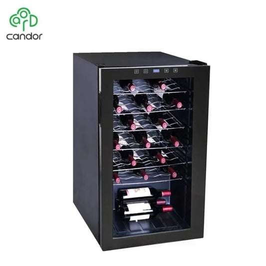 Airo Freestanding 48-Bottle Wine Cooler Electric Compressor Refrigerated Cabinet 130L Capacity Constant Temperature Hotel