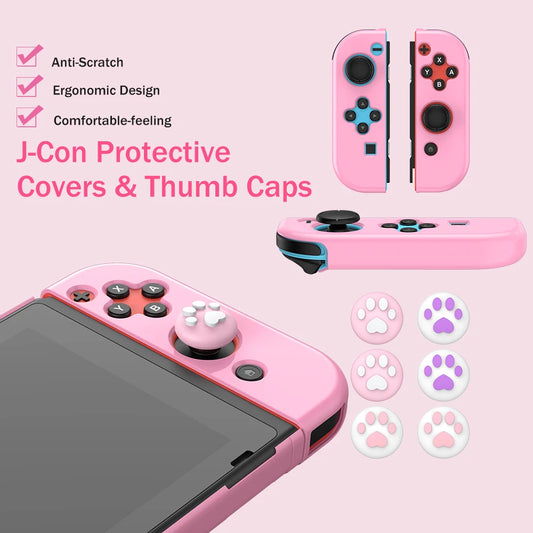 Switch Storage Bag 16 in 1 Switch Console Accessory With Switch Carry Case, Protective Case, Screen Protector Adjustable Stand