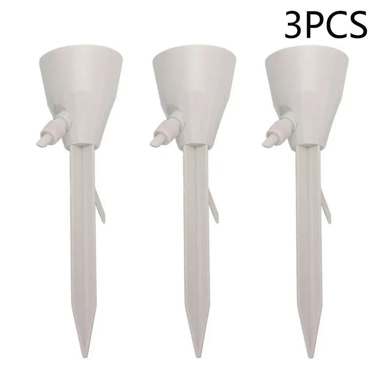 3Pcs Adjustable Drip Irrigation System Automatic Self Watering Spikes for Plants Indoor Outdoor Potted Plants Irrigation System