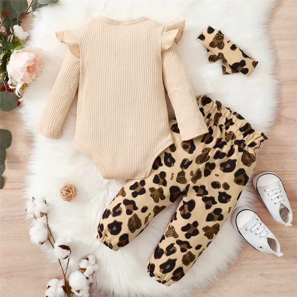 Baby Leopard Bodysuit | Long-Sleeve Apparel | Everyday Wear