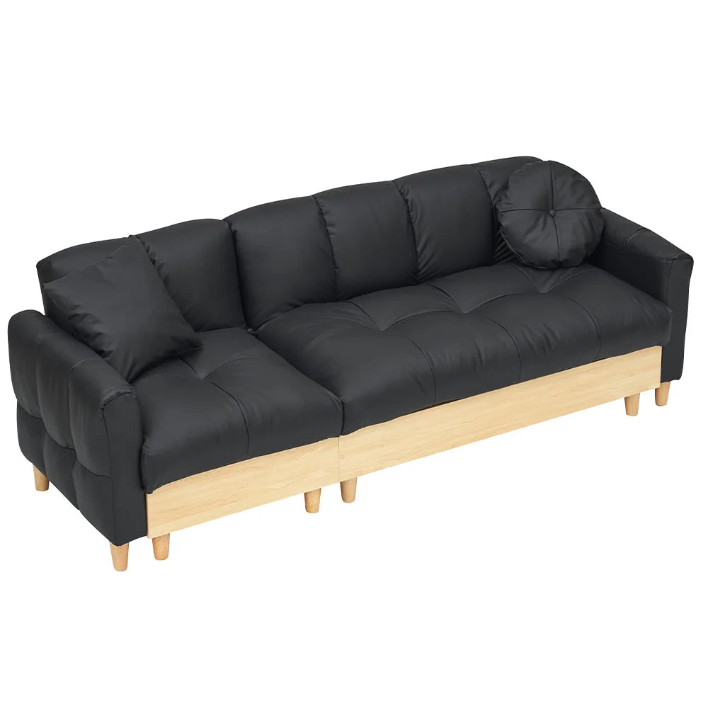 86.61-inch Fabric Sofa Convertible Into A Sofa Bed And Equipped With Storage Function Suitable For Use In Meeting Rooms Living Rooms And Bedrooms