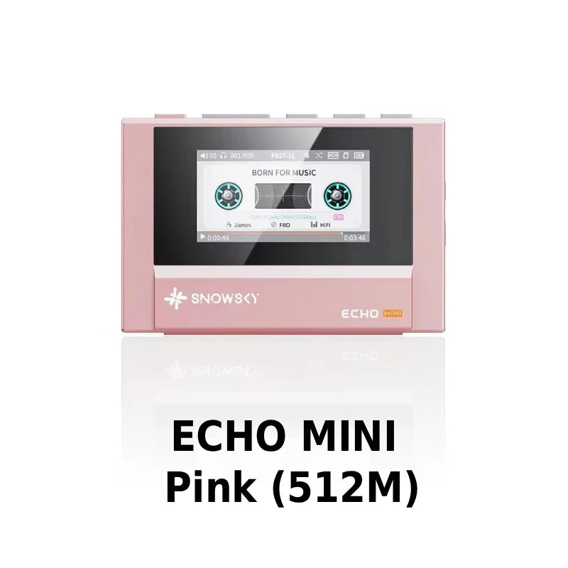 FiiO SnowSky Echo Mini HiFi Bluetooth MP3 Player Pure Music Walkman with 15 Hours Playback 3.5mm & 4.4mm Headphone Output