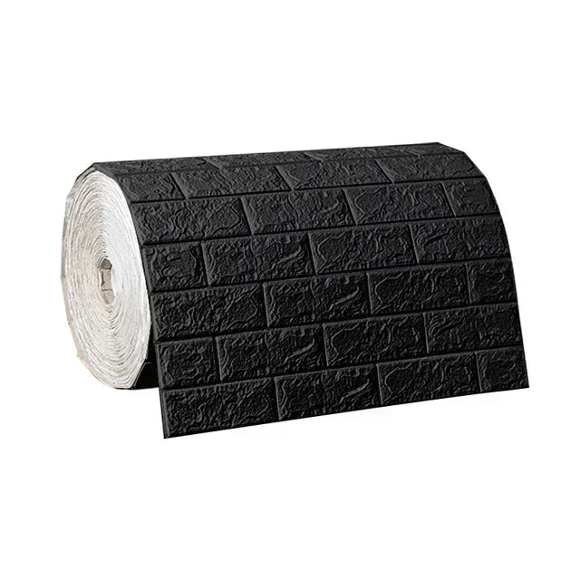 70cmx1/5/10m 3D Wallpaper Decoration Self-Adhesive Antique Foam Brick