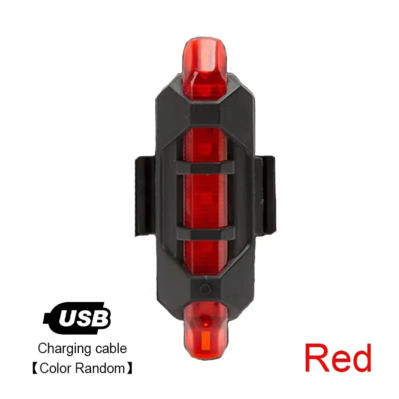 Bike Light Set Bicycle Headlight Taillight USB Rechargeable MTB Bike Front Rear Lamp Set Cycling Flashlight Bicycle Accessories