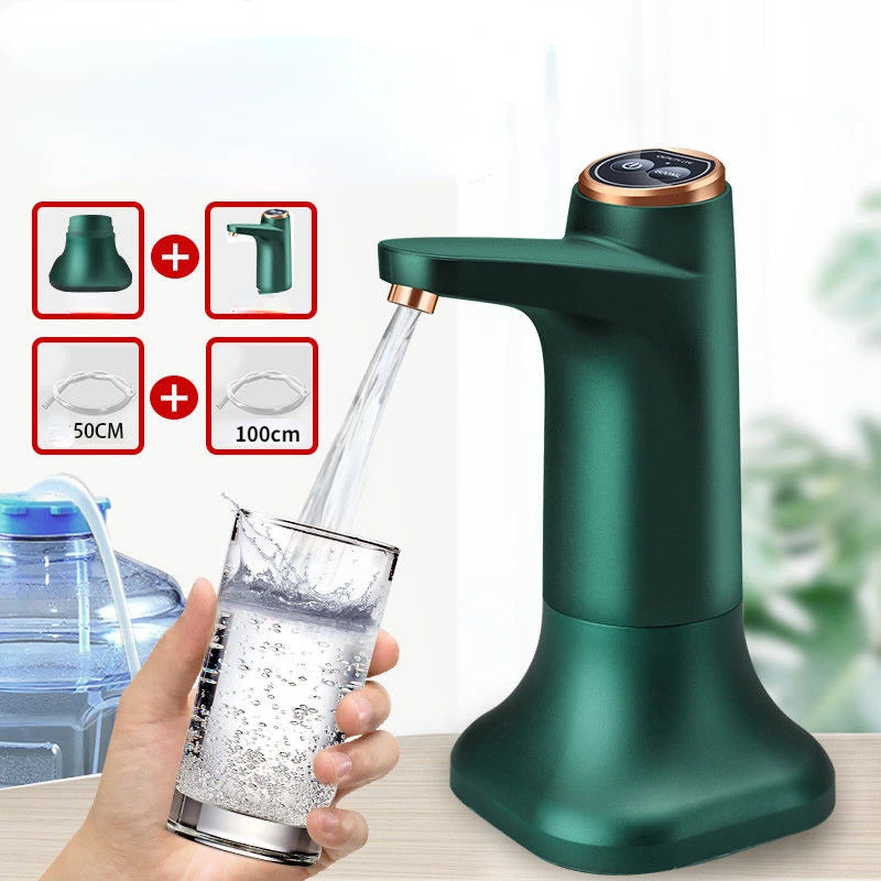 Automatic Water Dispenser Electric Water Pump Button Control USB Charge Portable for Kitchen Office Outdoor Drink Dispenser
