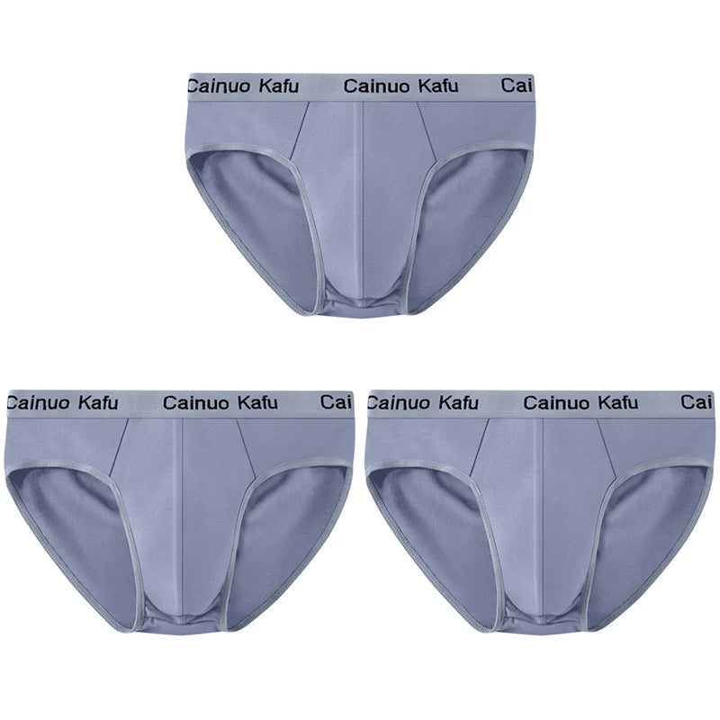 1/3Pcs Men's Briefs Men Bulge Pouch Plus Size Underwear Boy Comfortable Underpants Male Thin Breathable Triangle Sexy Panties