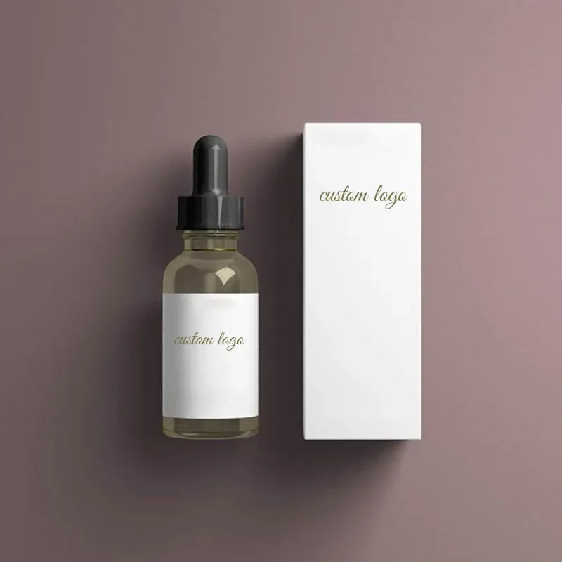 custom paper boxes Skin Care Glass Dropper Bottle Box CBD Box Packaging for Essential Oils