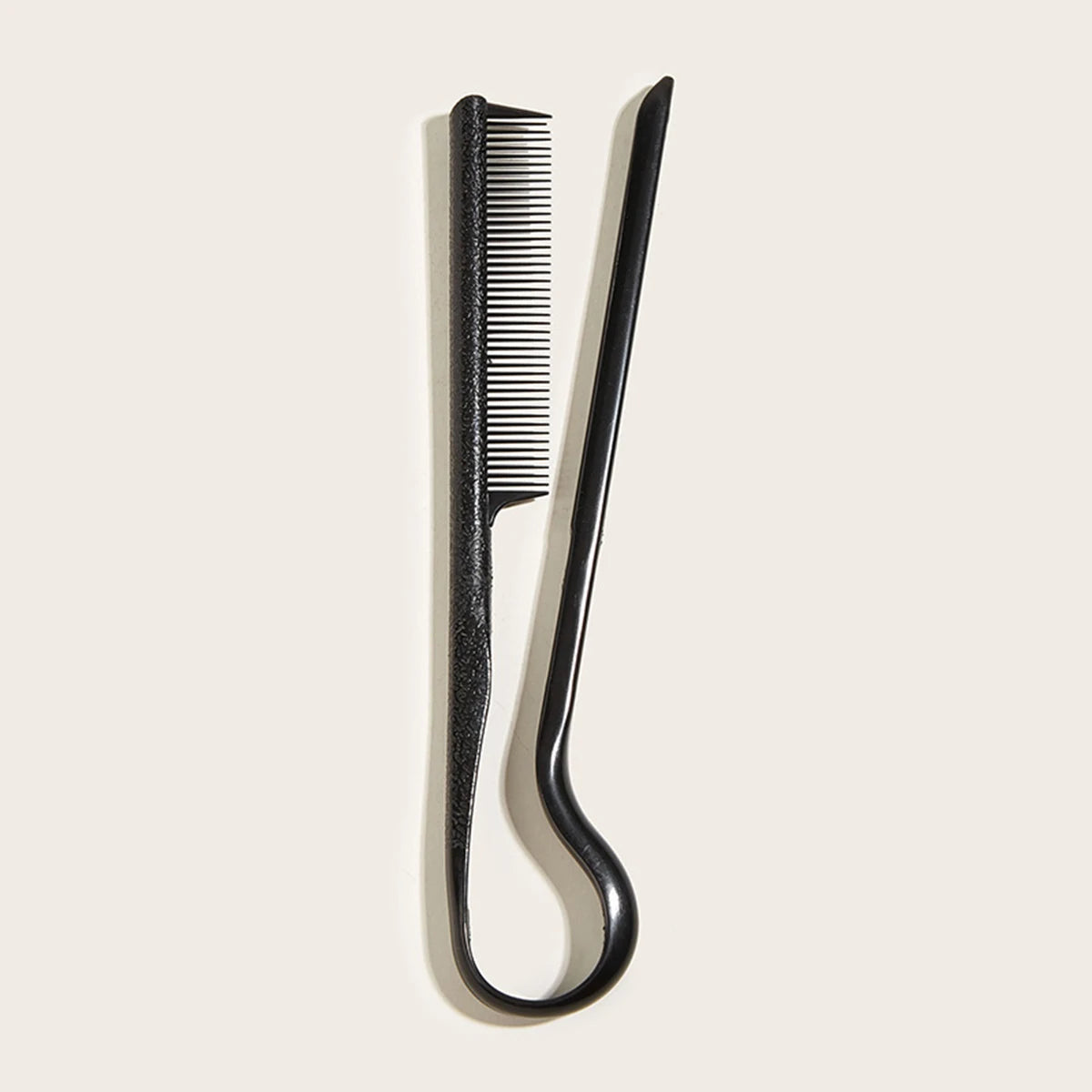 V-Shaped Hair Styling Comb | Manual Fine-Tooth Resin Design | Home & Salon Hair Sectioning