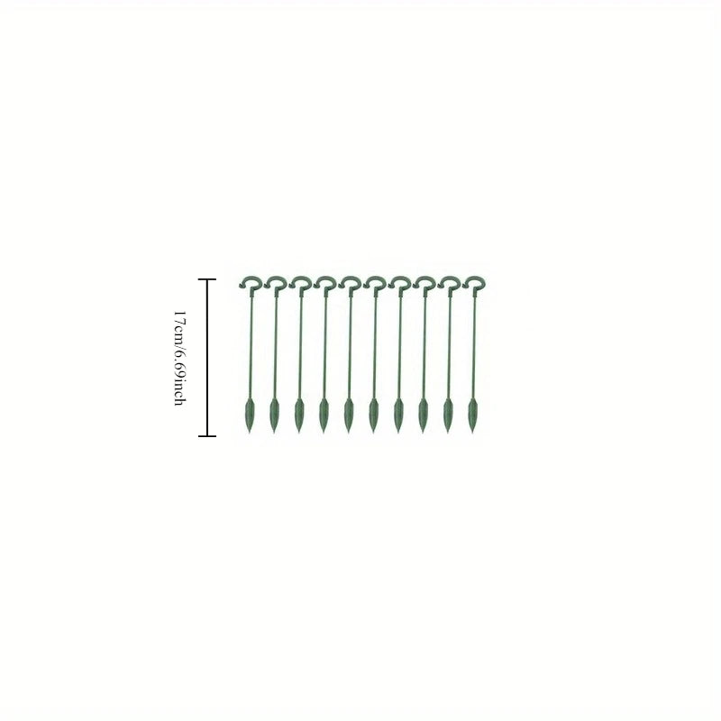10pcs Potted Plant Support Racks Durable Floral Climbing Stands Home Garden Decor Gardening Tools