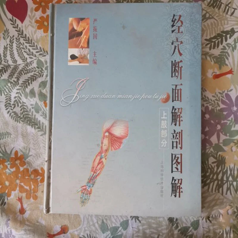 Used Acupuncture Meridian Cross-Section Anatomy Atlas - Full Color Medical Illustration Book