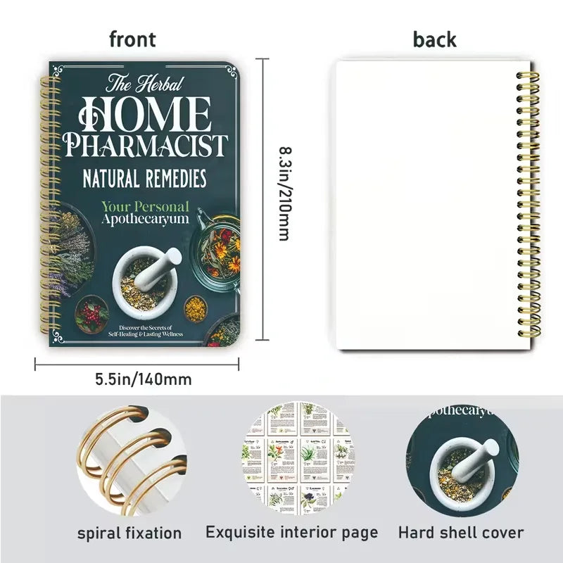 Herbal Home Pharmacist Natural Remedies Book Personal Apothecary Self Healing Wellness Guide Holistic Health