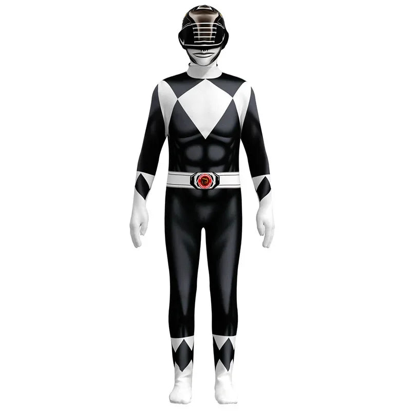 Adult Samurai Sentai Shinkenger Rangers Costume Adult Superhero Cosplay Halloween Birthday Party Jumpsuit Zentai Suit