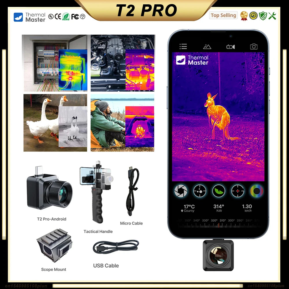 INFIRAY Thermal Master T2 PRO X2 T2 MAX X3 Thermal Camera Hunting Night Vision Thermal Imaging Camera for Phone Thermal Imager