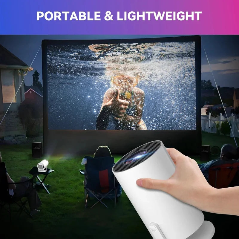 4K Mini Projector 10000 Lumens LED 1080P WiFi Bluetooth Ultra HD Portable Home Theater