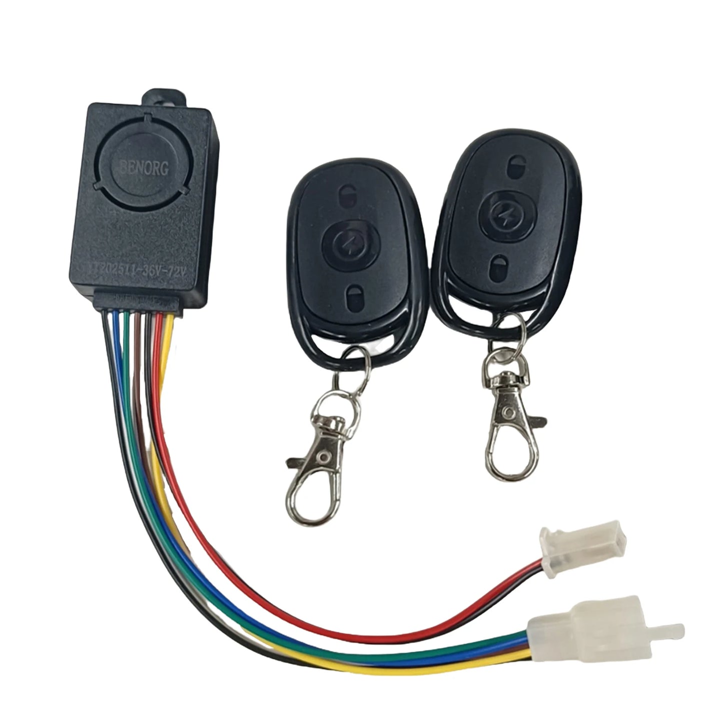 E-bike Alarm System 48V 60V 72V with Two Switches for Electric Bicycle Tricycle Brushless Controller Supplies