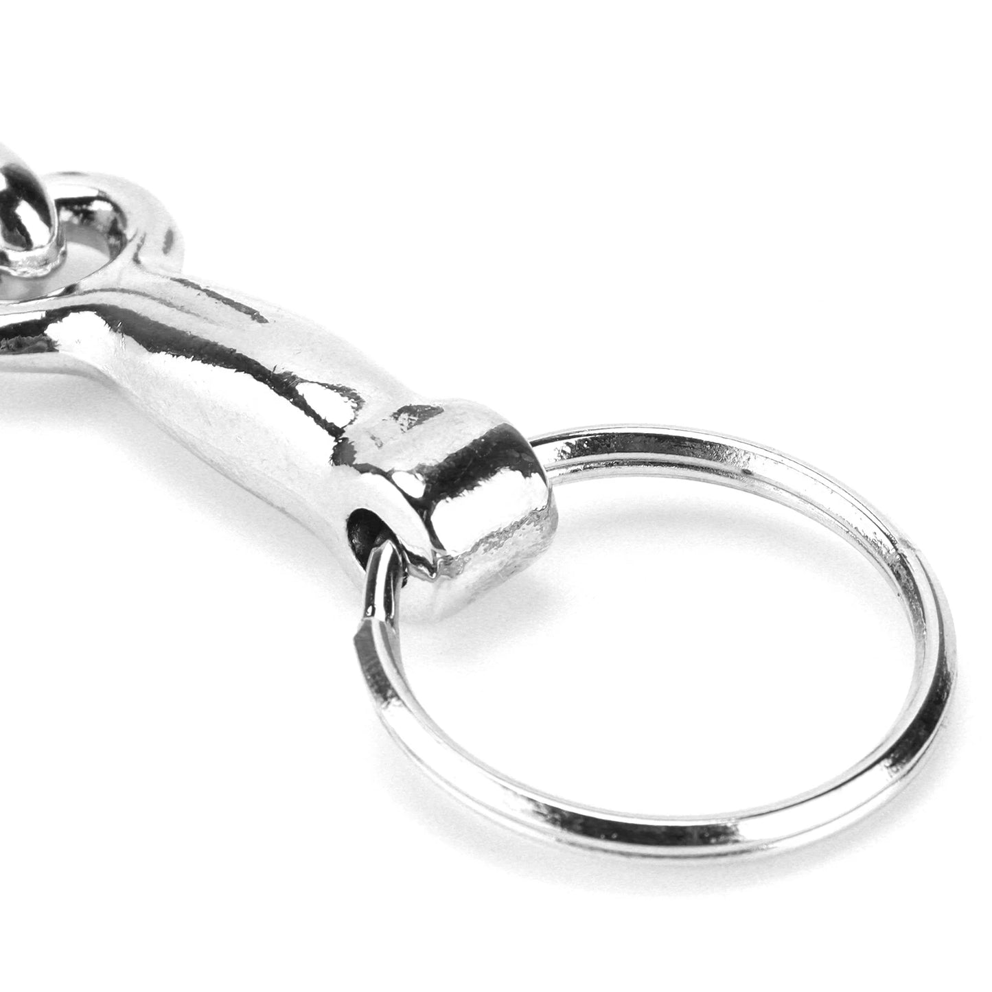 Horse Bits Keychain Snaffle Bits Keychain Zinc Alloy Pelham Keychain Single Connector Horse Bit Key Knot Snaffle Bits Keychain