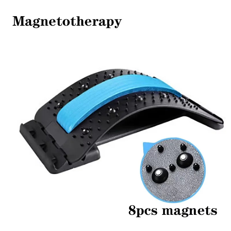 Back Massage Muscle Relaxation Stretcher, Back Stretching Relaxation Massage Pad, Lumbar Support Stretcher, Pain Relief