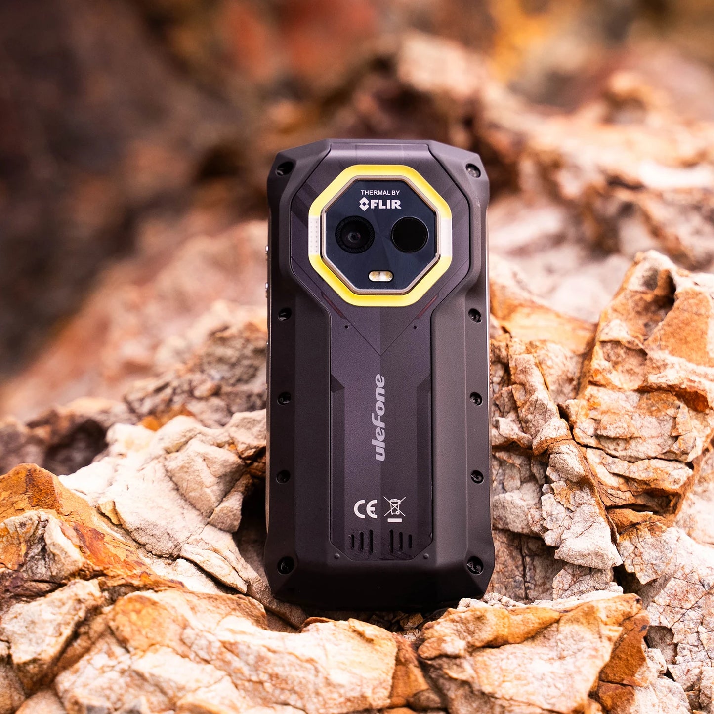Ulefone Armor Mini 20T Pro 5G 4.7' Display Rugged Phone Android 14 LED Light 6200mAh 16GB+256GB Thermal Imaging 33W Smartphone