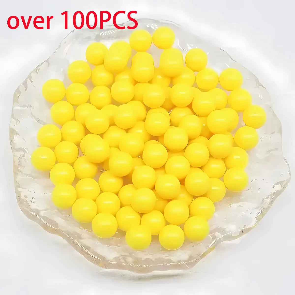 100/200/500/1000/2000 Rounds Hunting Shooting 6mm BB Strikeball Rifle Gun Plastic BB Balls Yellow Paintball Accessories
