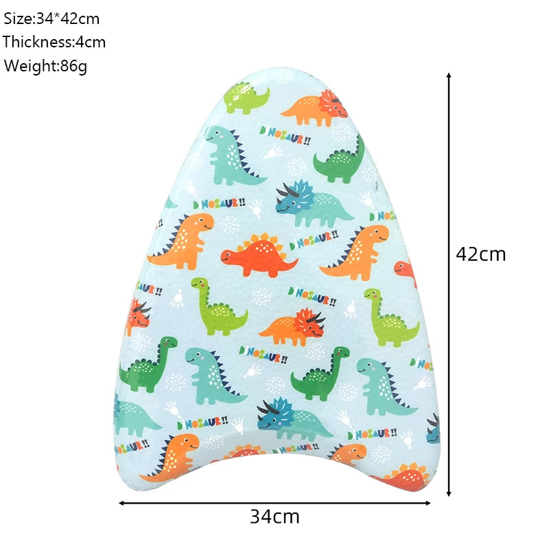 2 Colors Animal Print Floating Board Swimming Training Kick Board for Kids Adults Water Pool Accessories