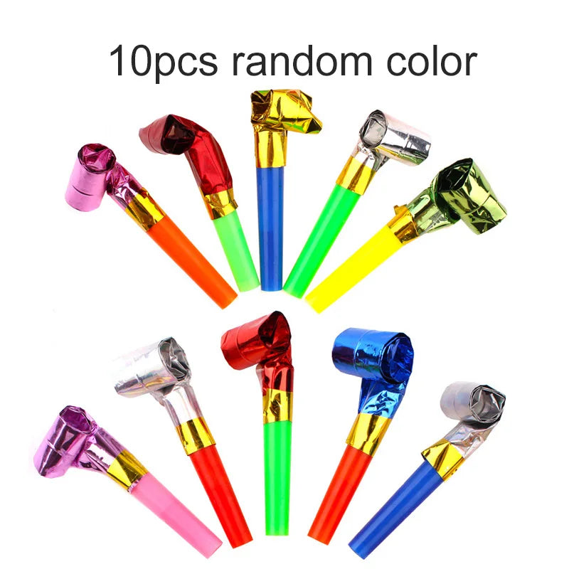 5/10pcs Mini Plastic Whistle Horn for Party Noise Producing Material Cheerleading Supplies Cheerleading Referee Whistles TMZ