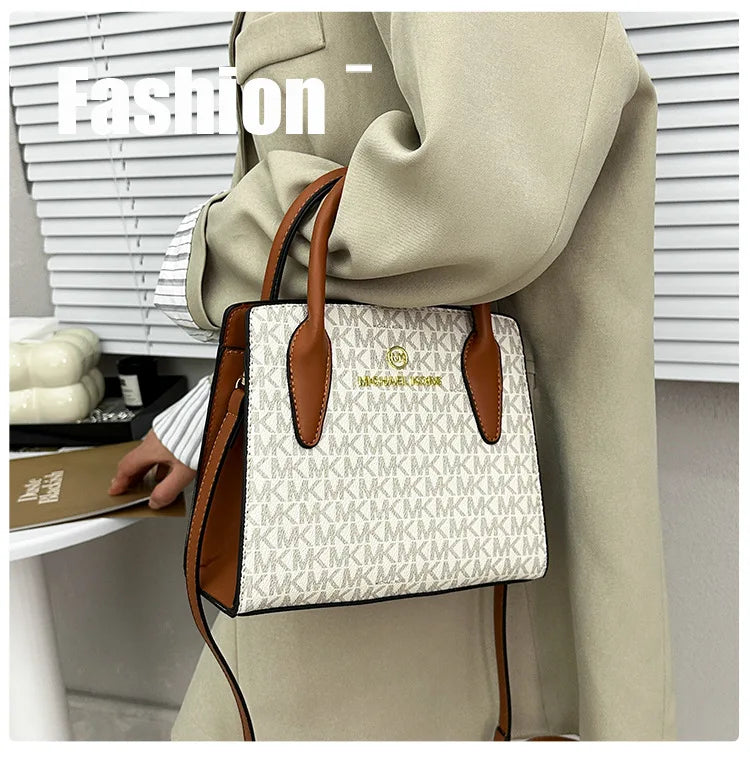 New Michael Kors Women's Fashion Casual Cross Shoulder Bag MK Handbag Business Travel Bag Multi Functional Letter Bag