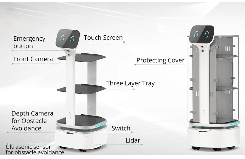 Shinelong CIommercial Service Robot Restaurant Robot Delivery Food for Hotel