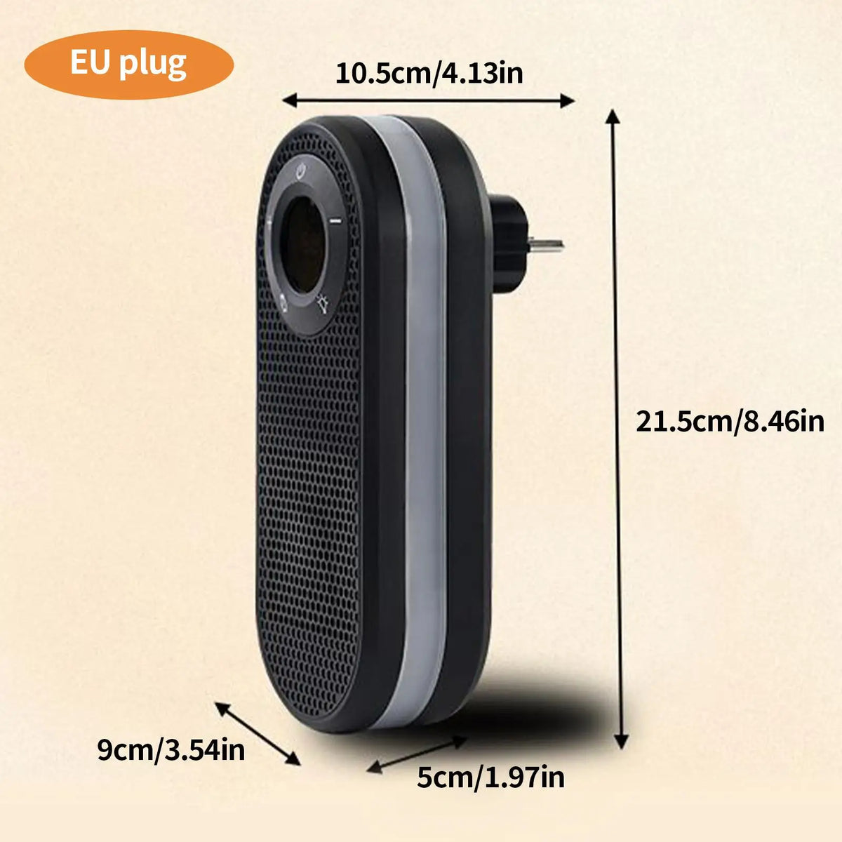 EU plug Small Quick Heater With Night Light Room Warmer Overheat Protection Household Bathroom Heater For Winter Indoor Home