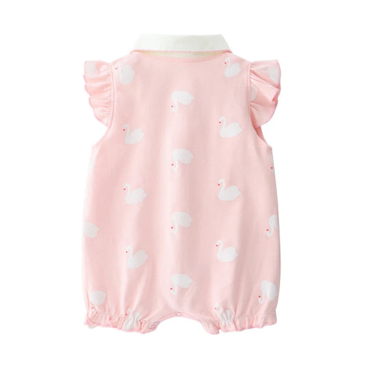 3-18 Month baby Summer clothes rompers girls overalls short Sleeve bodysuit cotton baby clothing jumpsuit newborn Girl onesies