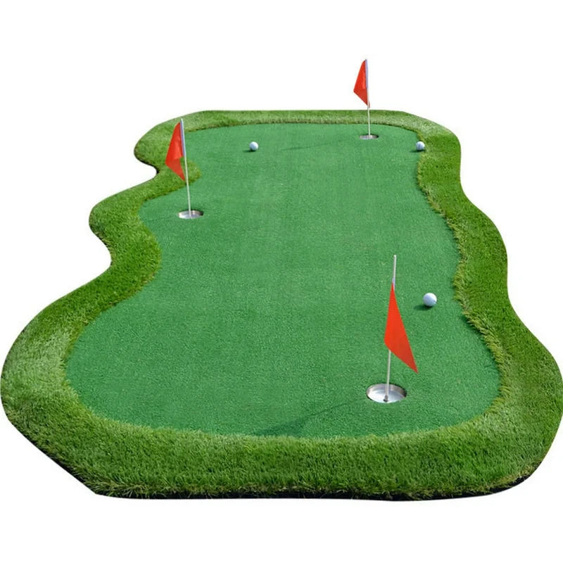PGM Indoor Golf Putting Green 100x300cm Indoor Outdoor Training Putter Mat Practice Putting Green for Home Use GL006