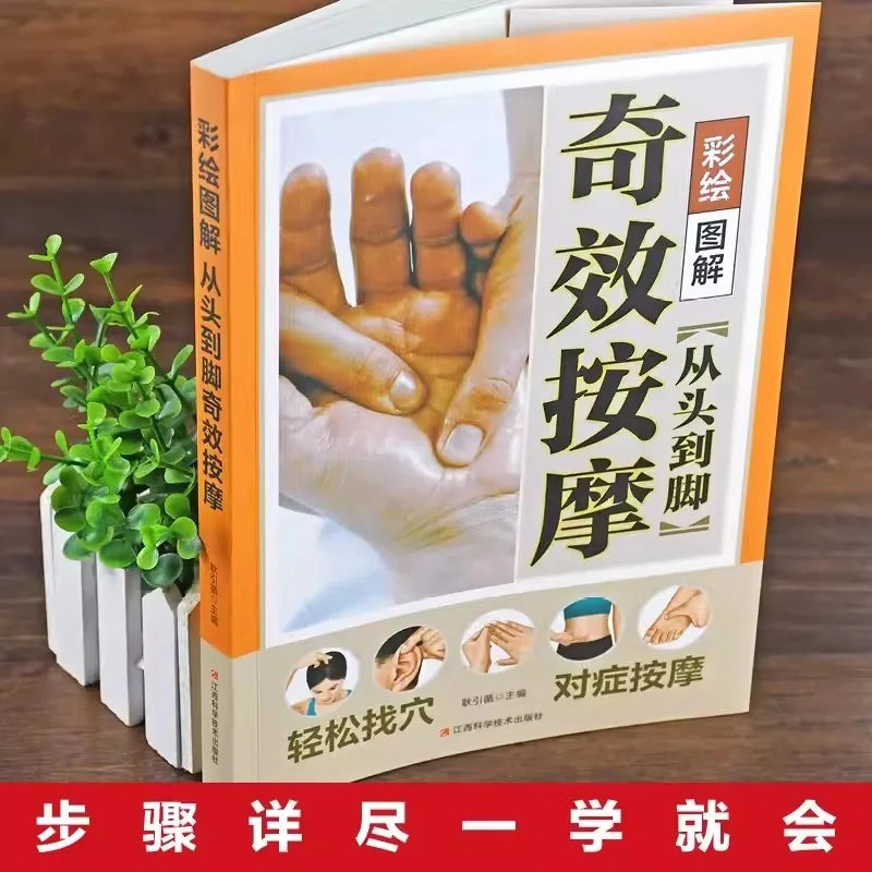 The Visual Encyclopedia of Meridian Therapy: Complete Illustrated Guide to Acupressure Points Massage Book