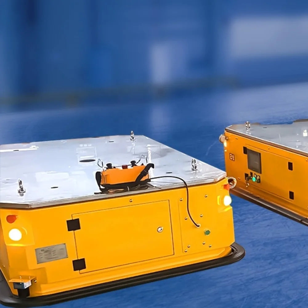 100kg Intelligent AGV Robot Warehouse Logistics Delivery Automatic Unmanned Remote Controls Transport Cart