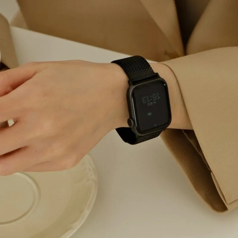 Stainless Steel Metal Strap For Apple Watch 46mm 42mm 44mm 40mm 45mm 38/41/49mm For iWatch Series 11 10 9 8 7 6 5 4 SE Ultra3/2