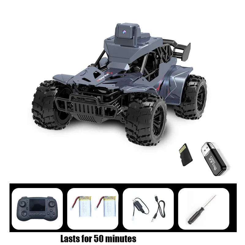 Voice Chat Rc Car with Camera Lcd Remote Fpv Real Time Transmission High Speed 2.4g Remote Control Car Toys For Kids Adults