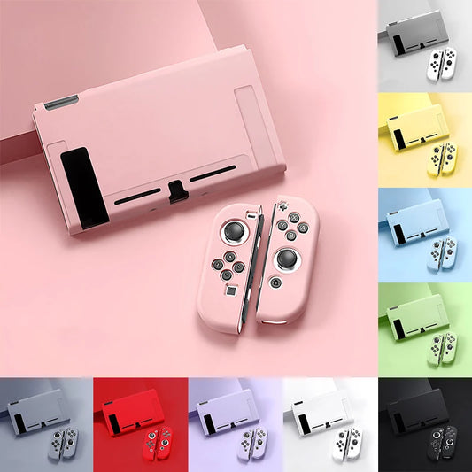 NEW SALE Protective Case Compatible With Switch OLED Console And Joy-Cons, Switch Can Be Inserted In Dock With Shell