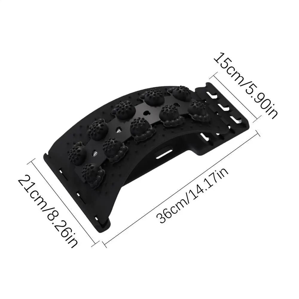 Lumbar Stretcher 4-Level Adjustable Ergonomic Stretcher Back Massager For Women Home Yoga Massage Health Spine Alignment