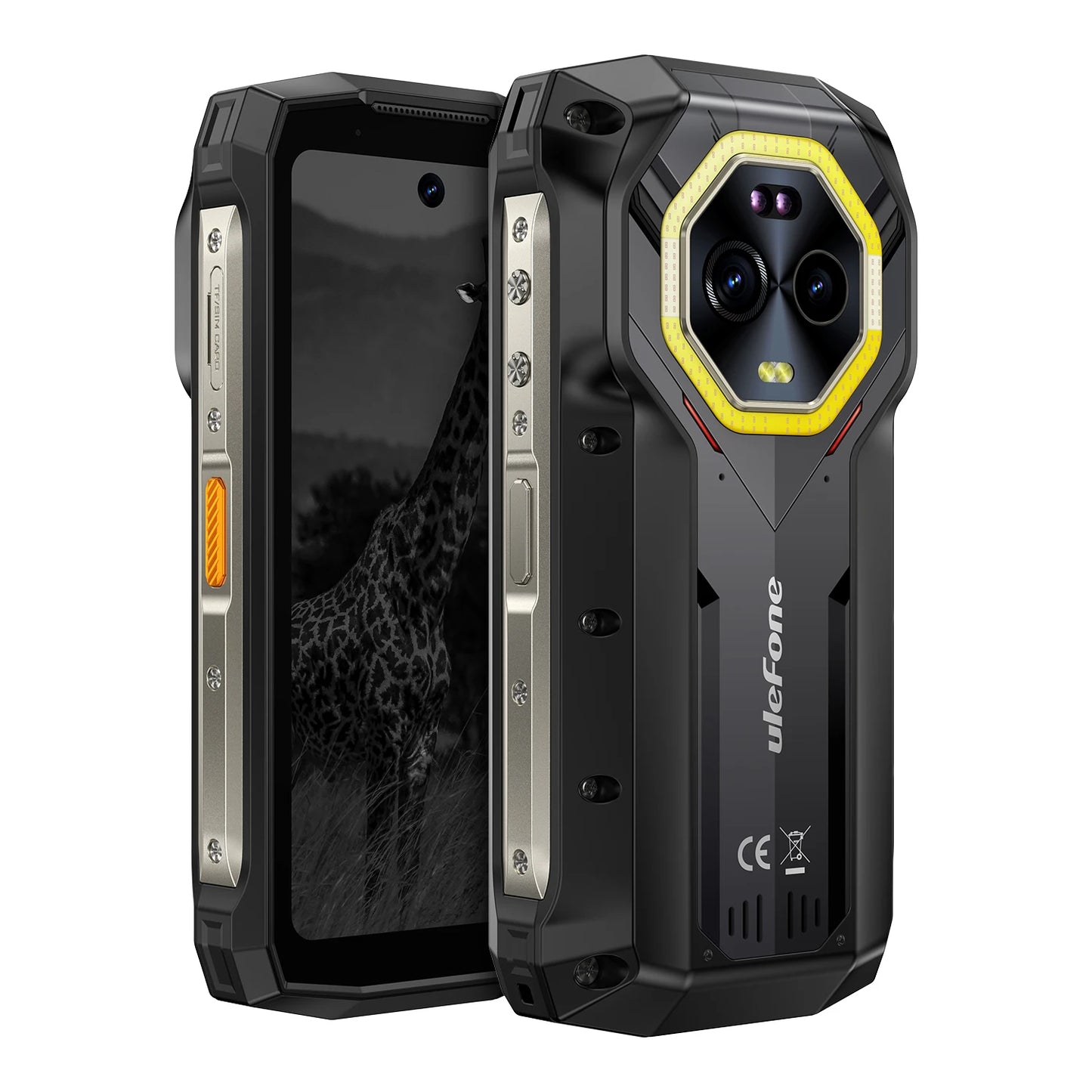 Ulefone Armor Mini 20 Pro 5G 4.7' Rugged Phone 64MP Night Camera 6200mAh Smartphone LED Light 16+256GB Android 14 Mobile Phone