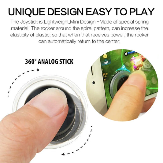 Smartphone Game Joystick Rocker Touch Screen Mobile Game Fling Mini Joysticks Support Any System