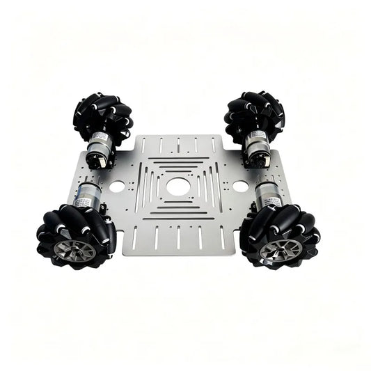 10-20kg Load 330+240mm Big Plate 4WD Mecanum Wheel Robot Car with 12V Motor for Arduino ROS Robot Arm Chassis DIY Kit