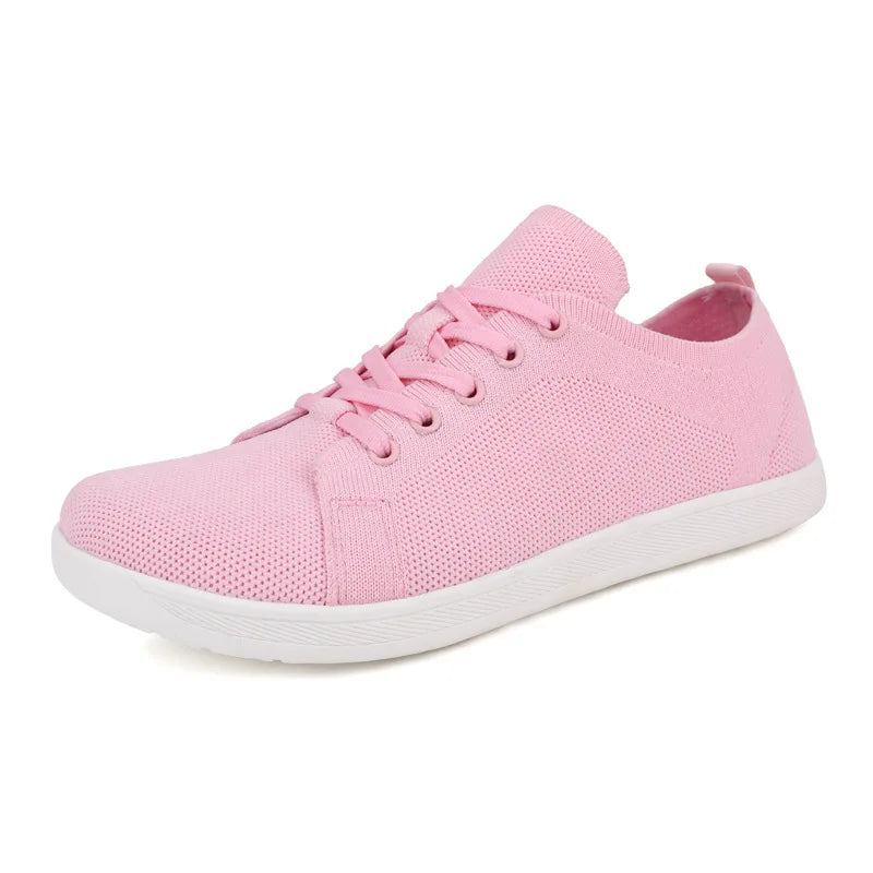 Unisex Wide Barefoot Shoes Wide Toe Cross Trainer Slip on Running Shoes Breathable Mesh Casual Sneakers for Outdoor Sports