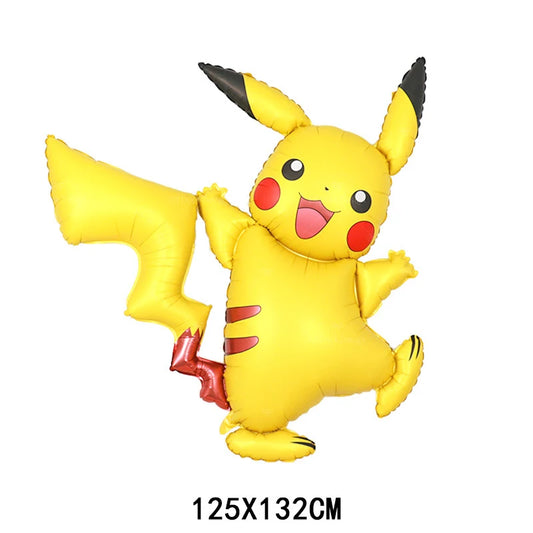 8pcs Pokemon Balloon Children Birthday Party Decoration Pikachu Charmander Anime Figure Balloons Cute Cartoon Party Supplies
